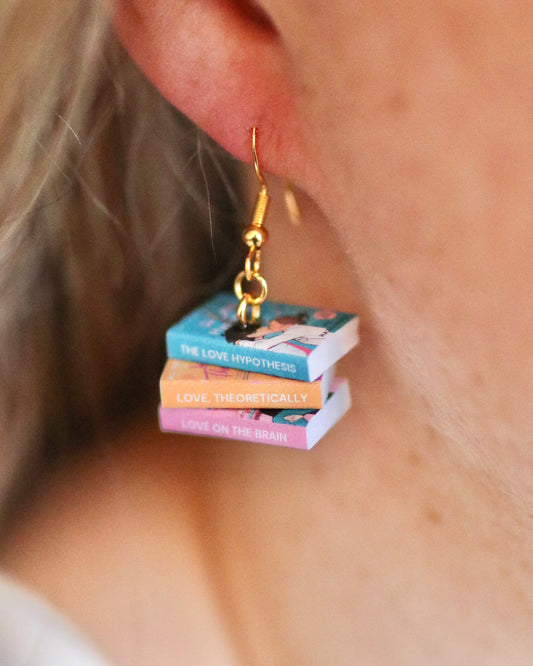 Ali Hazelwood Bookish Earrings