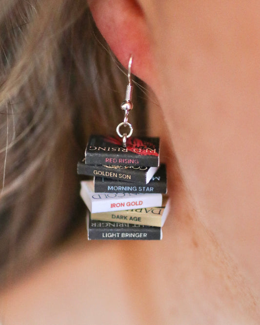 Pierce Brown Bookish Earrings