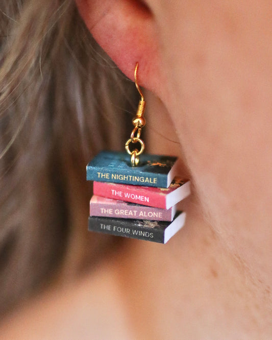 Kristin Hannah Bookish Earrings