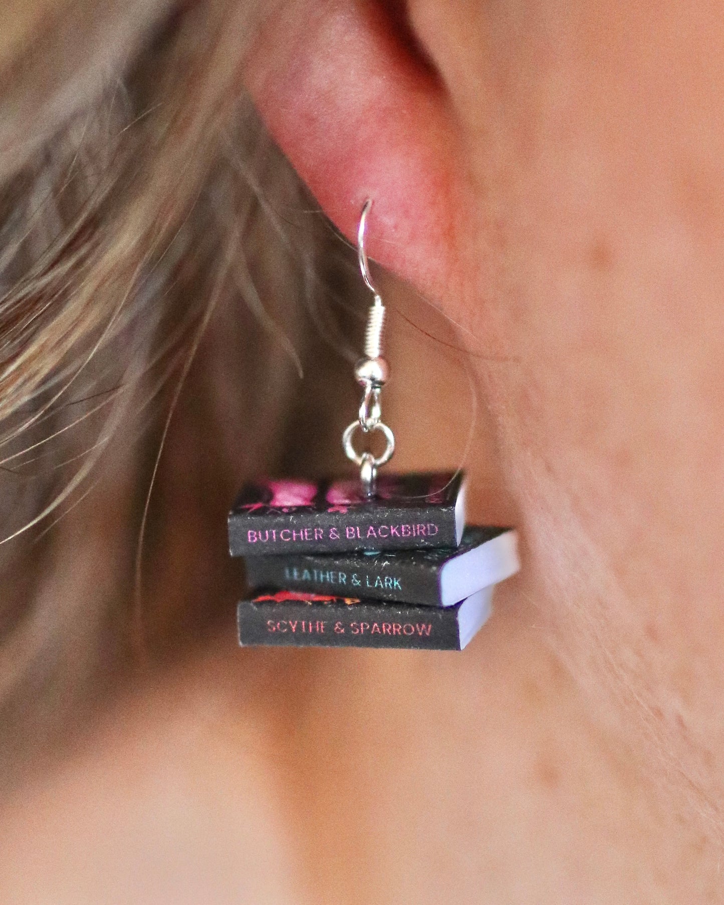 The Ruinous Love Trilogy Bookish Earrings