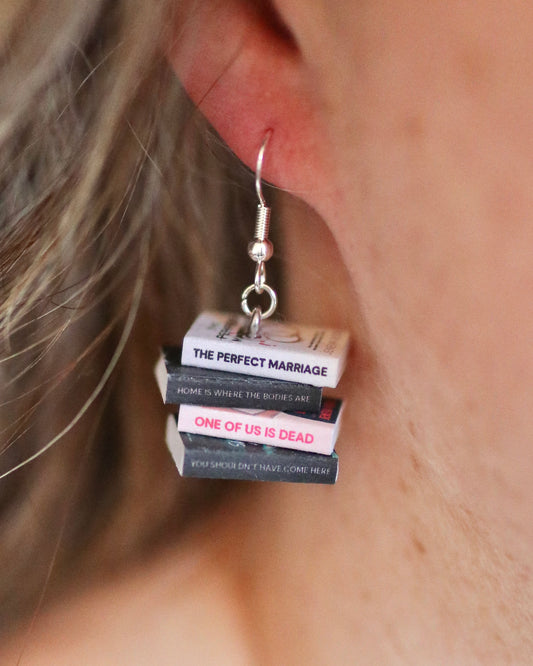 Jeneva Rose Bookish Earrings