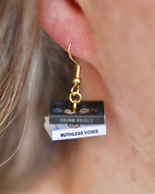 Divine Rivals Bookish Earrings