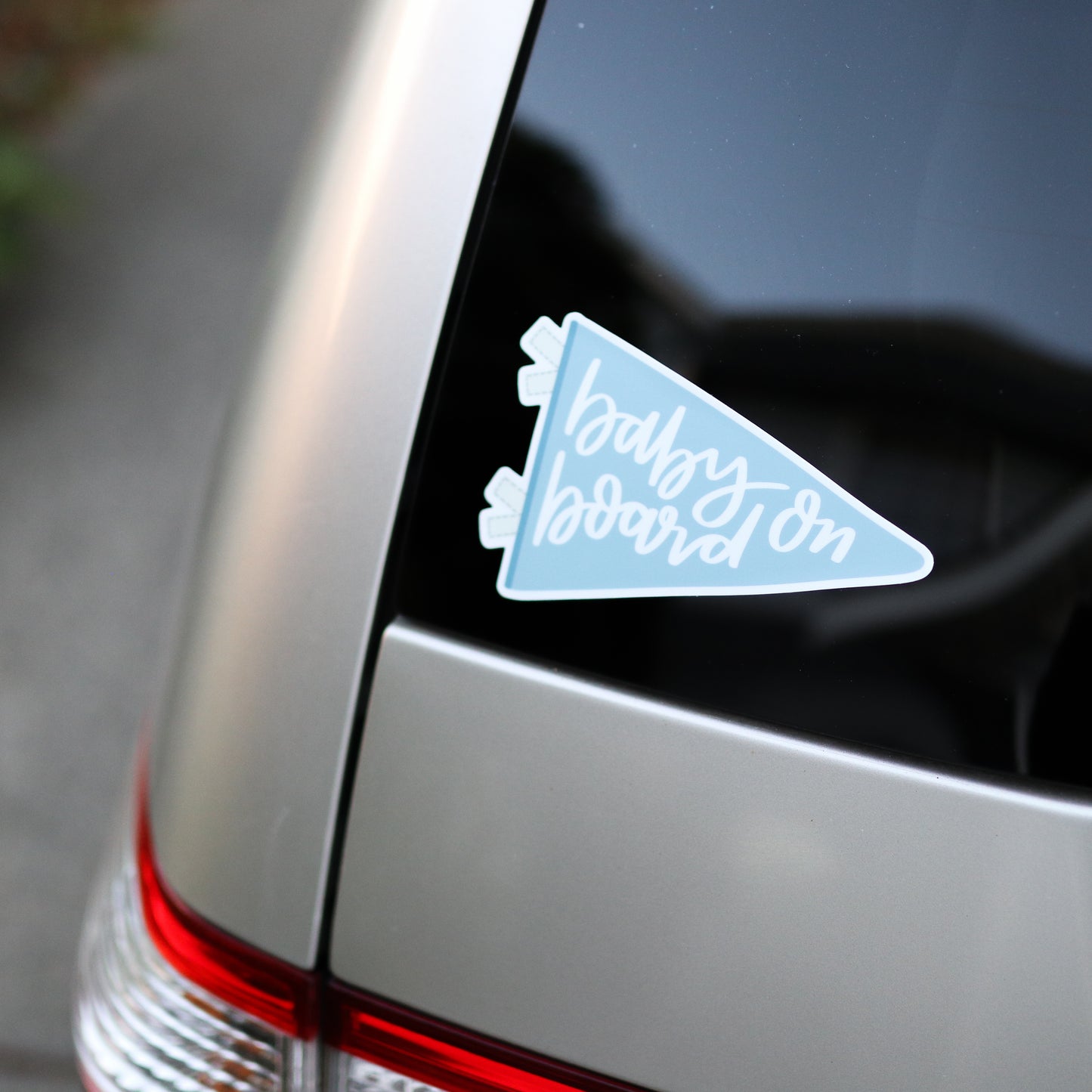 Baby on Board Banner Bumper Sticker