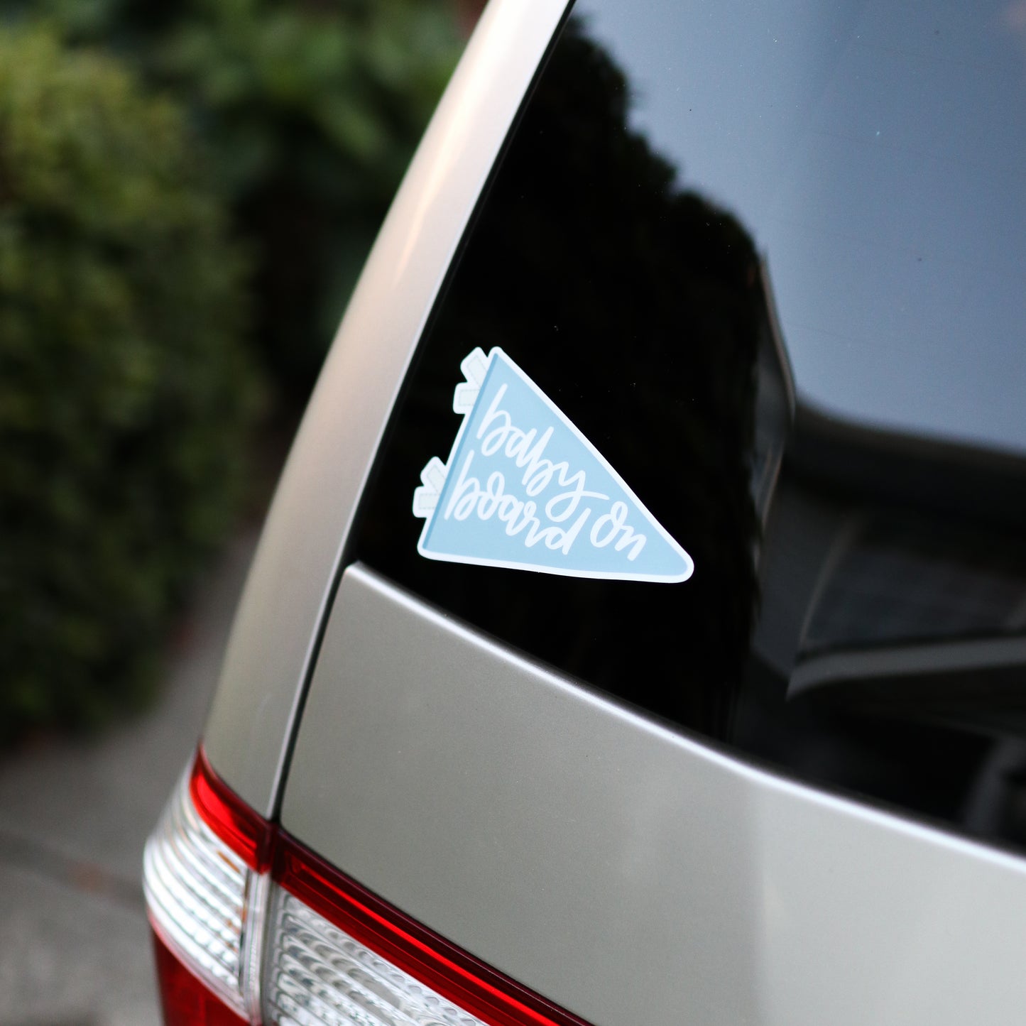 Baby on Board Banner Bumper Sticker