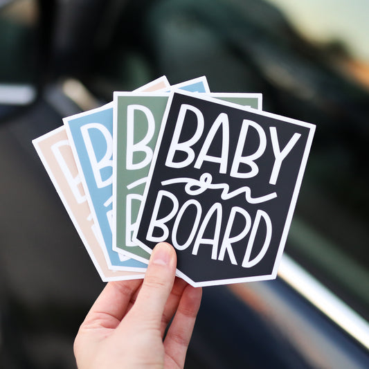 Baby on Board Bumper Sticker