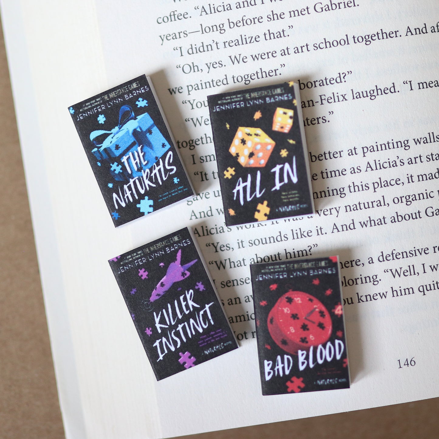 Handmade MINI The Naturals Series Books (set of 4 mini books)