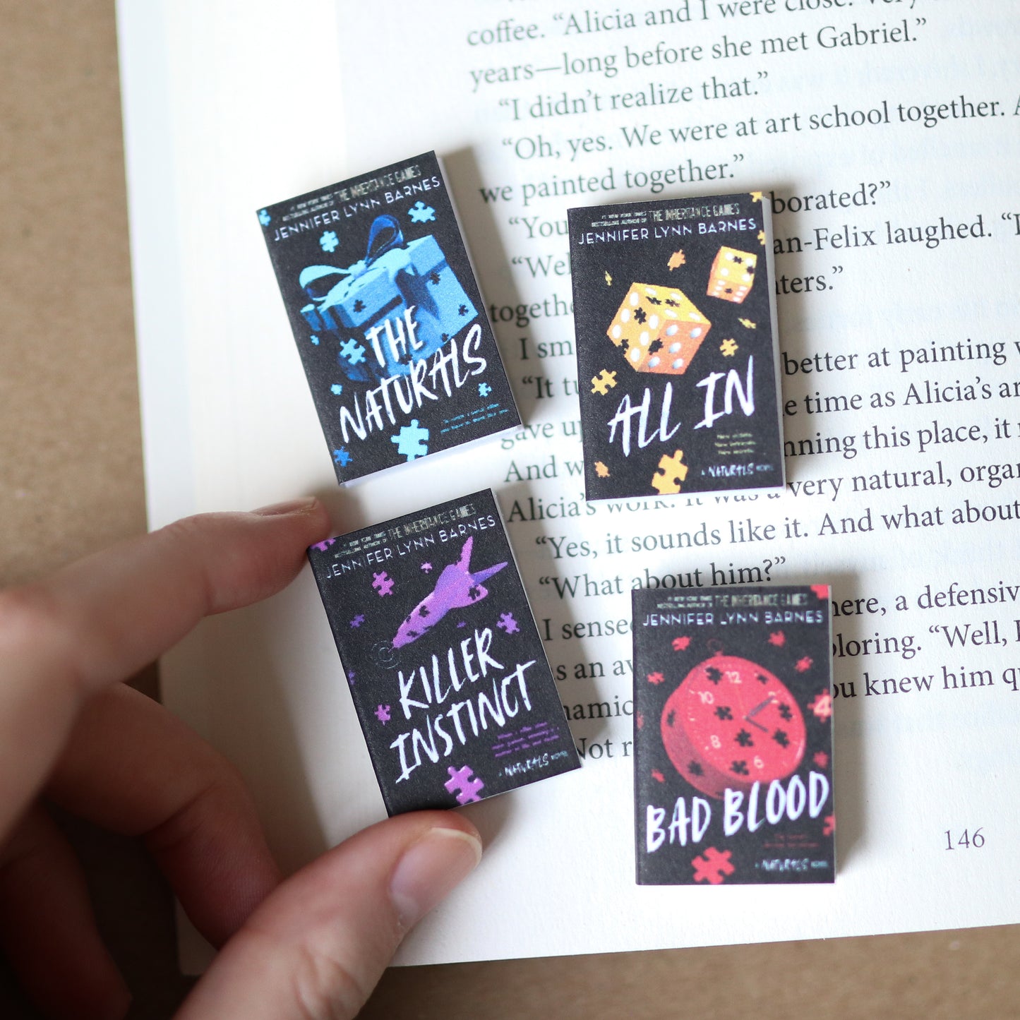 Handmade MINI The Naturals Series Books (set of 4 mini books)