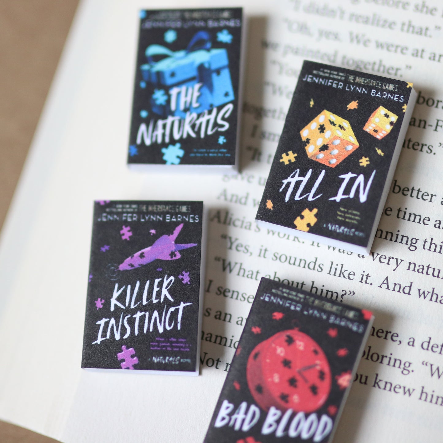 Handmade MINI The Naturals Series Books (set of 4 mini books)