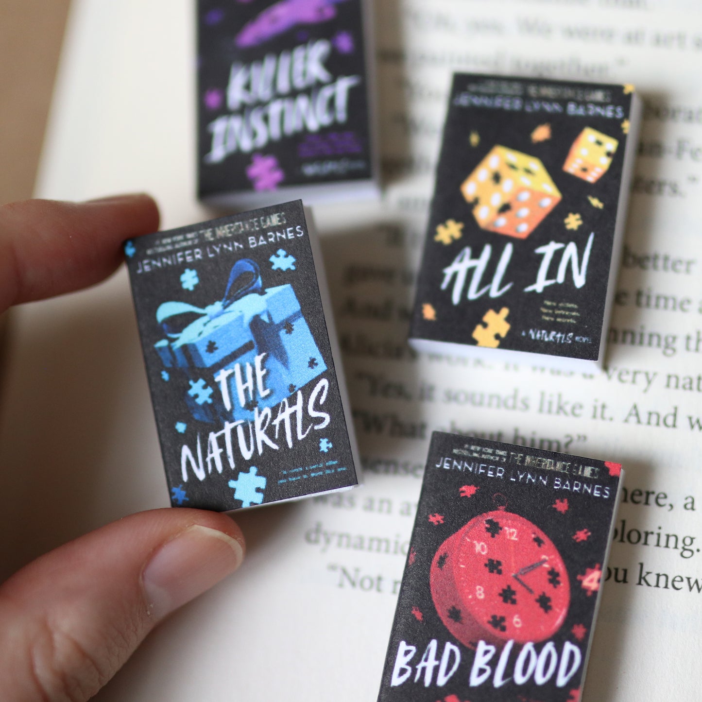 Handmade MINI The Naturals Series Books (set of 4 mini books)