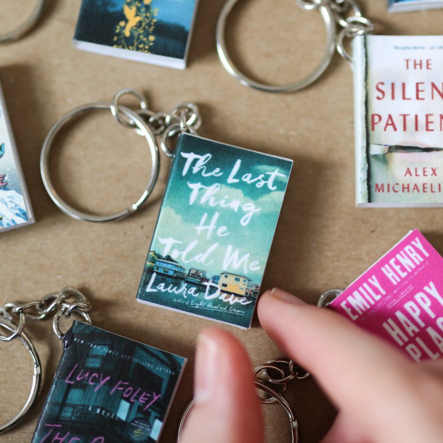 Mini CUSTOM Book Keychain