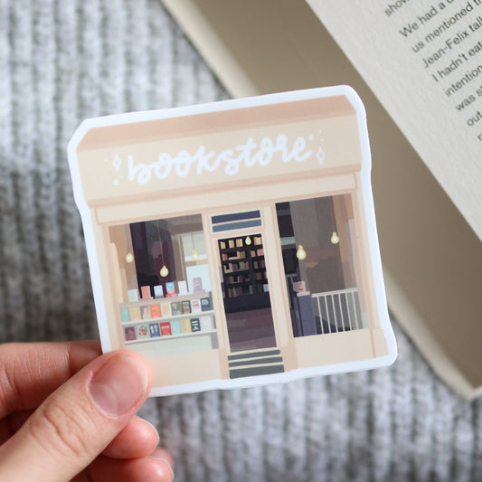 Bookstore Waterproof Sticker