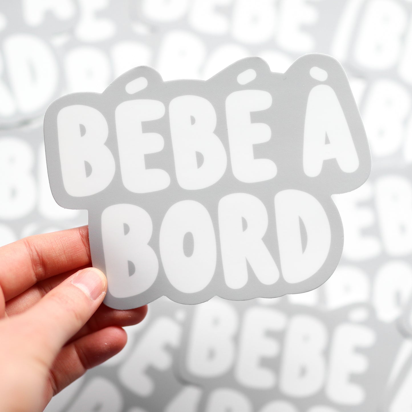 Bébé à Bord Bumper Sticker (French)