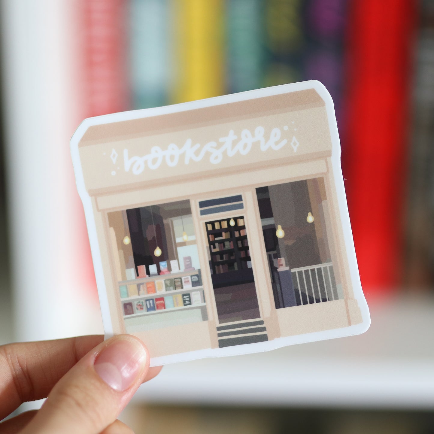 Bookstore Waterproof Sticker