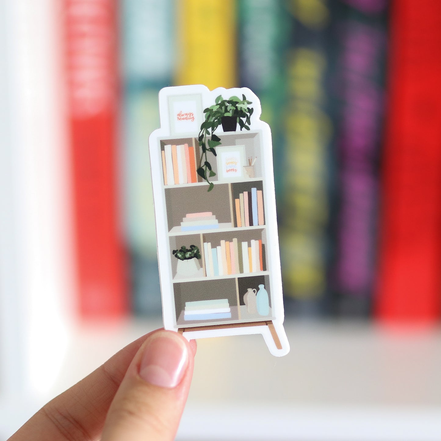 Bookshelf Waterproof Sticker