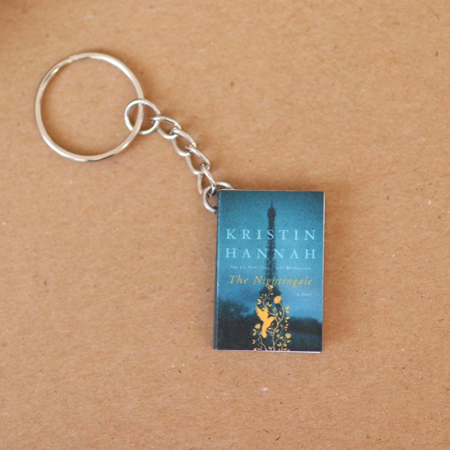 Mini The Nightingale Book Keychain