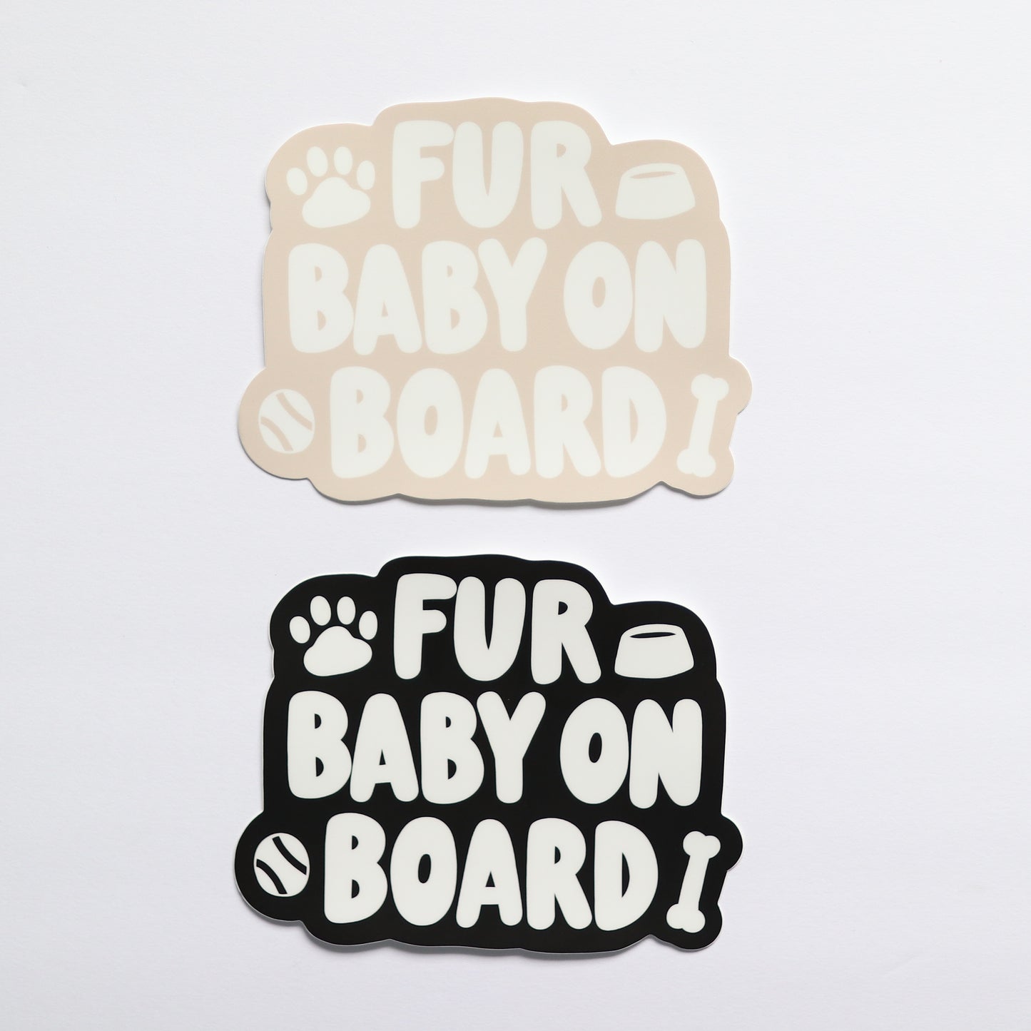 Fur Baby on Board Bumper Sticker