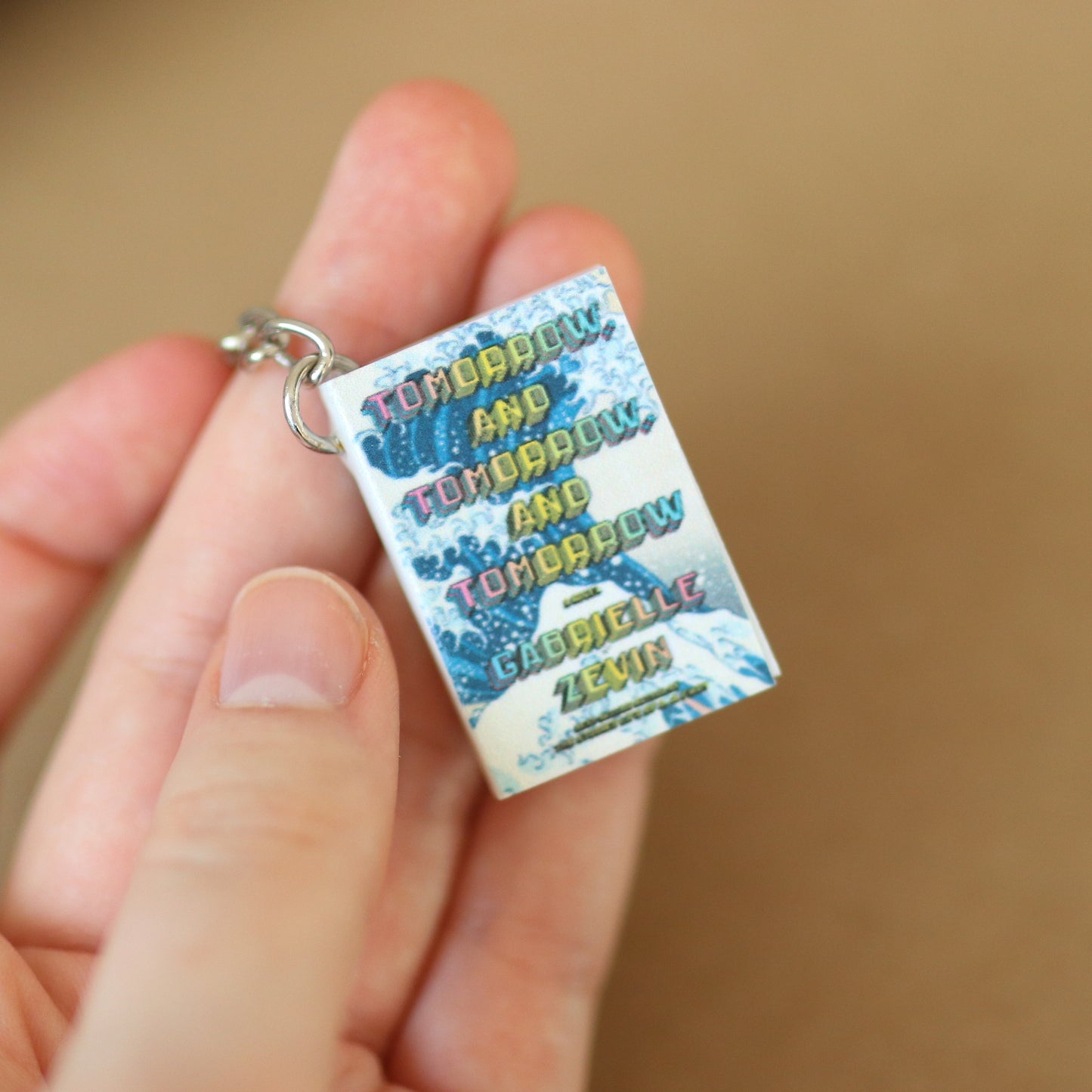 Mini Tomorrow Tomorrow and Tomorrow Book Keychain