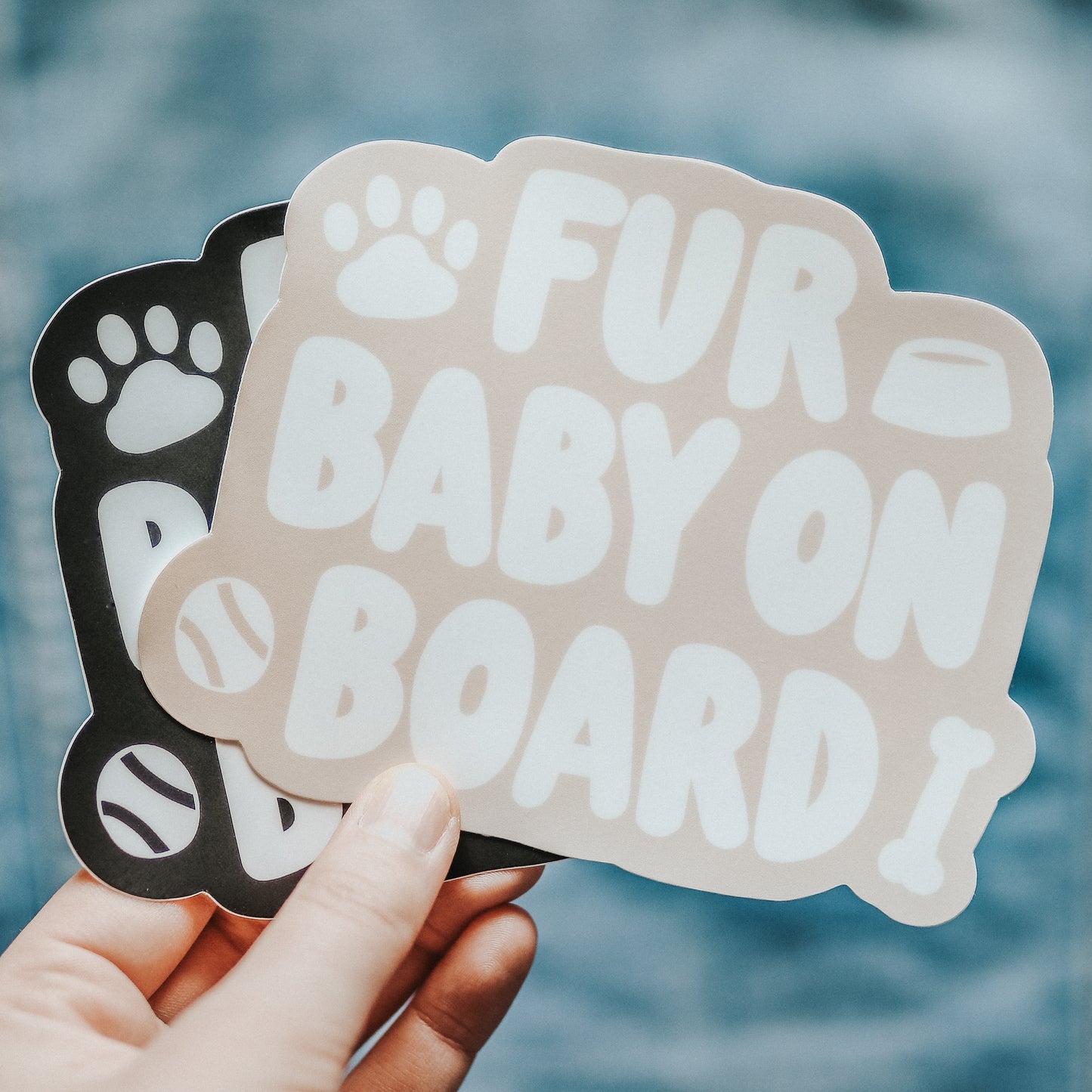 Fur Baby on Board Bumper Sticker