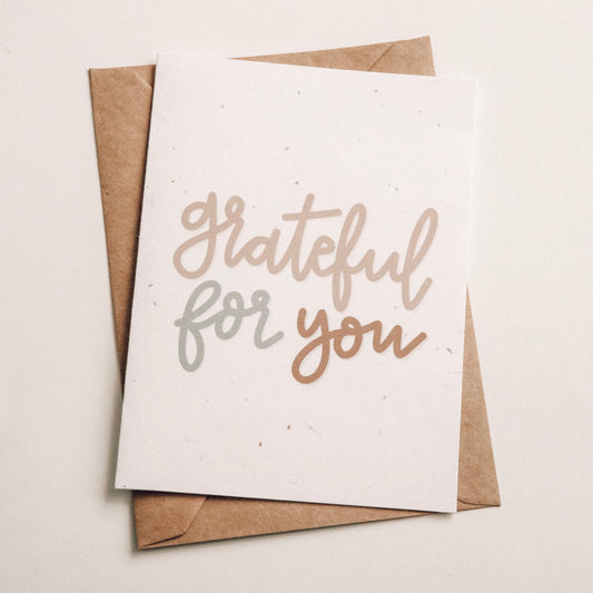 Grateful for You Card