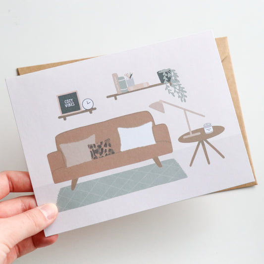 Cozy Living Room Card