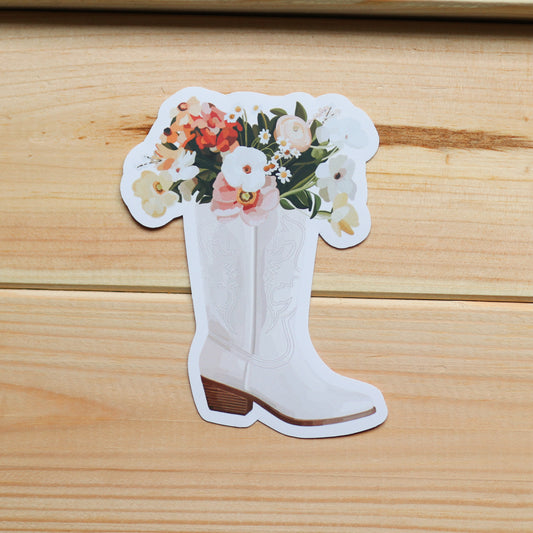 Flower Cowgirl Boot