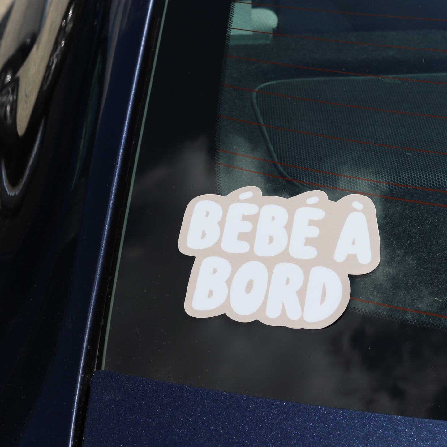 Bébé à Bord Bumper Sticker (French)