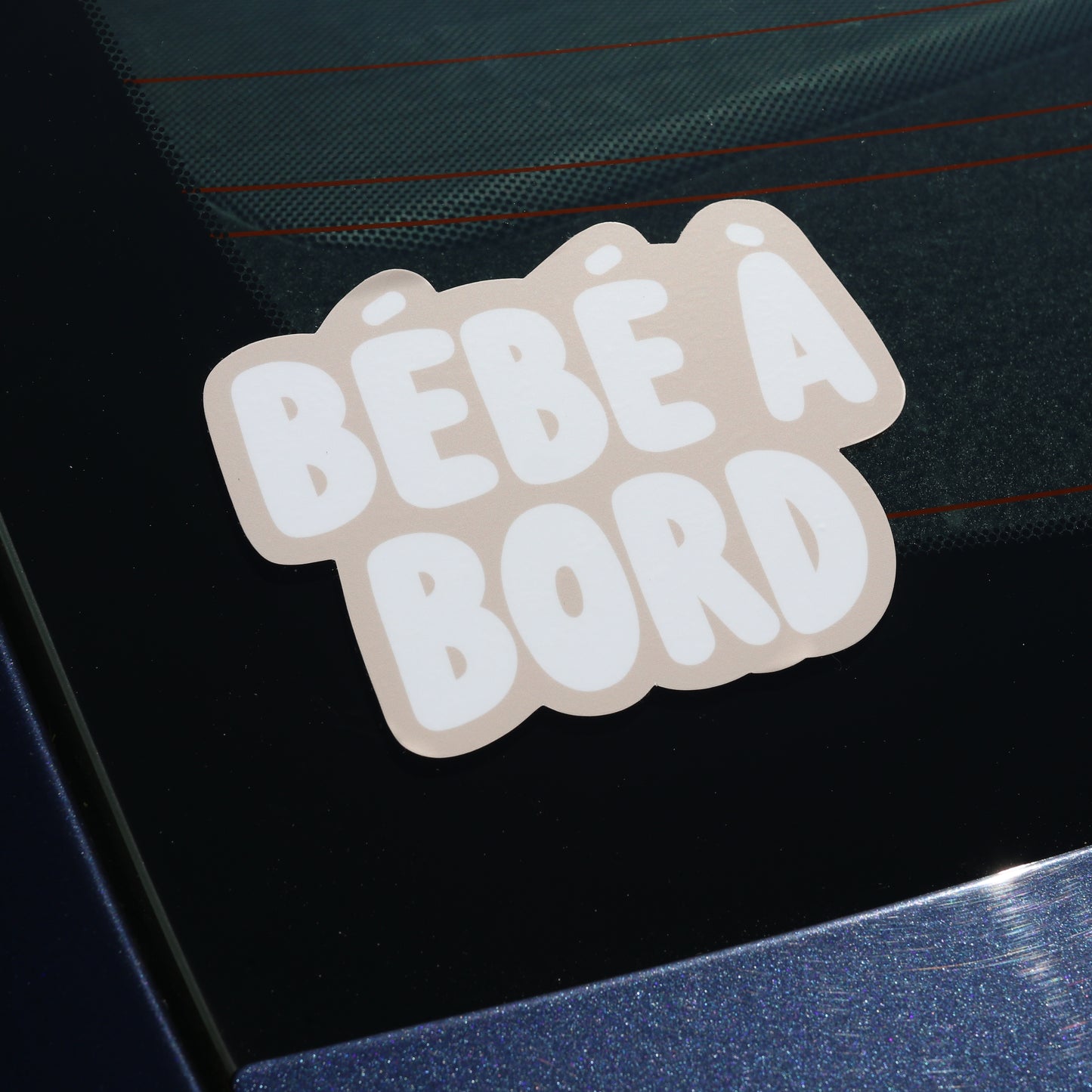 Bébé à Bord Bumper Sticker (French)