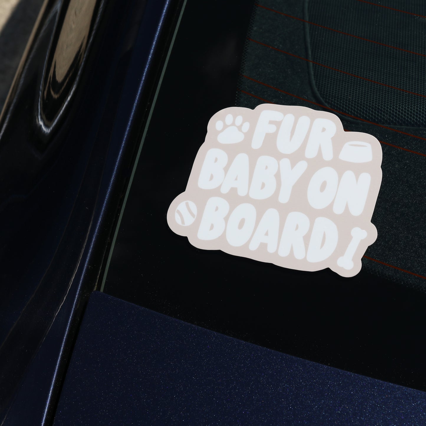 Fur Baby on Board Bumper Sticker