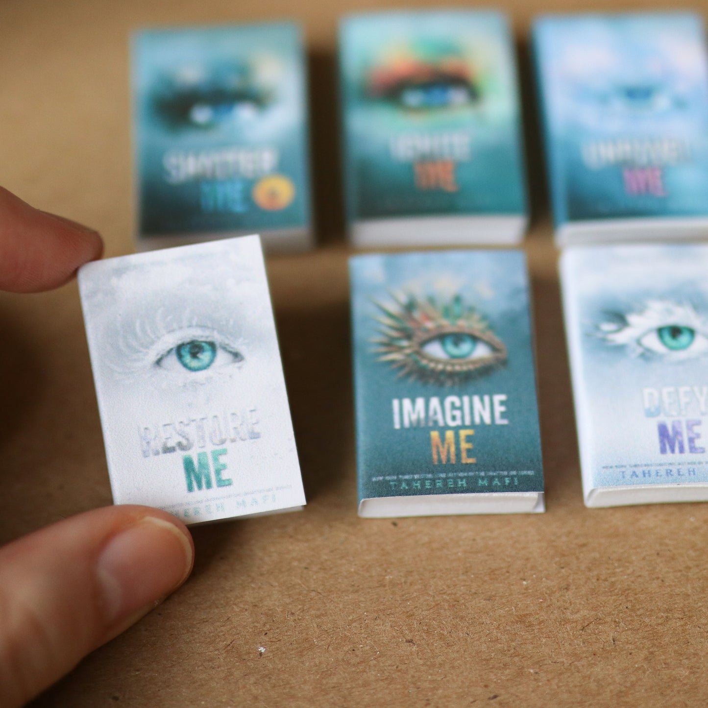 Handmade MINI Shatter Me Series Books (set of 6 mini books)