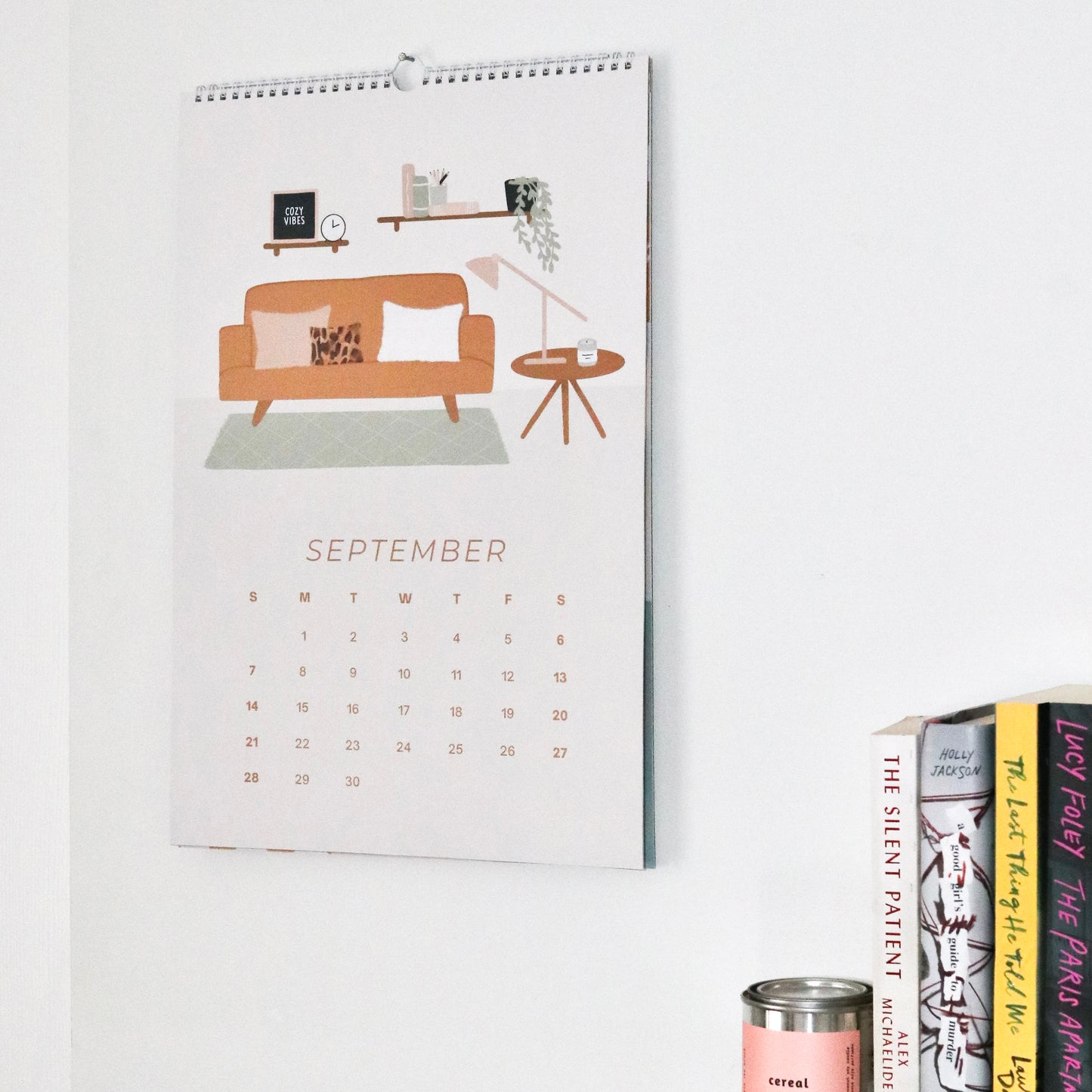 2025 Hanging Wall Art Calendar