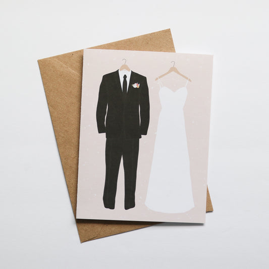 Bride and Groom Card