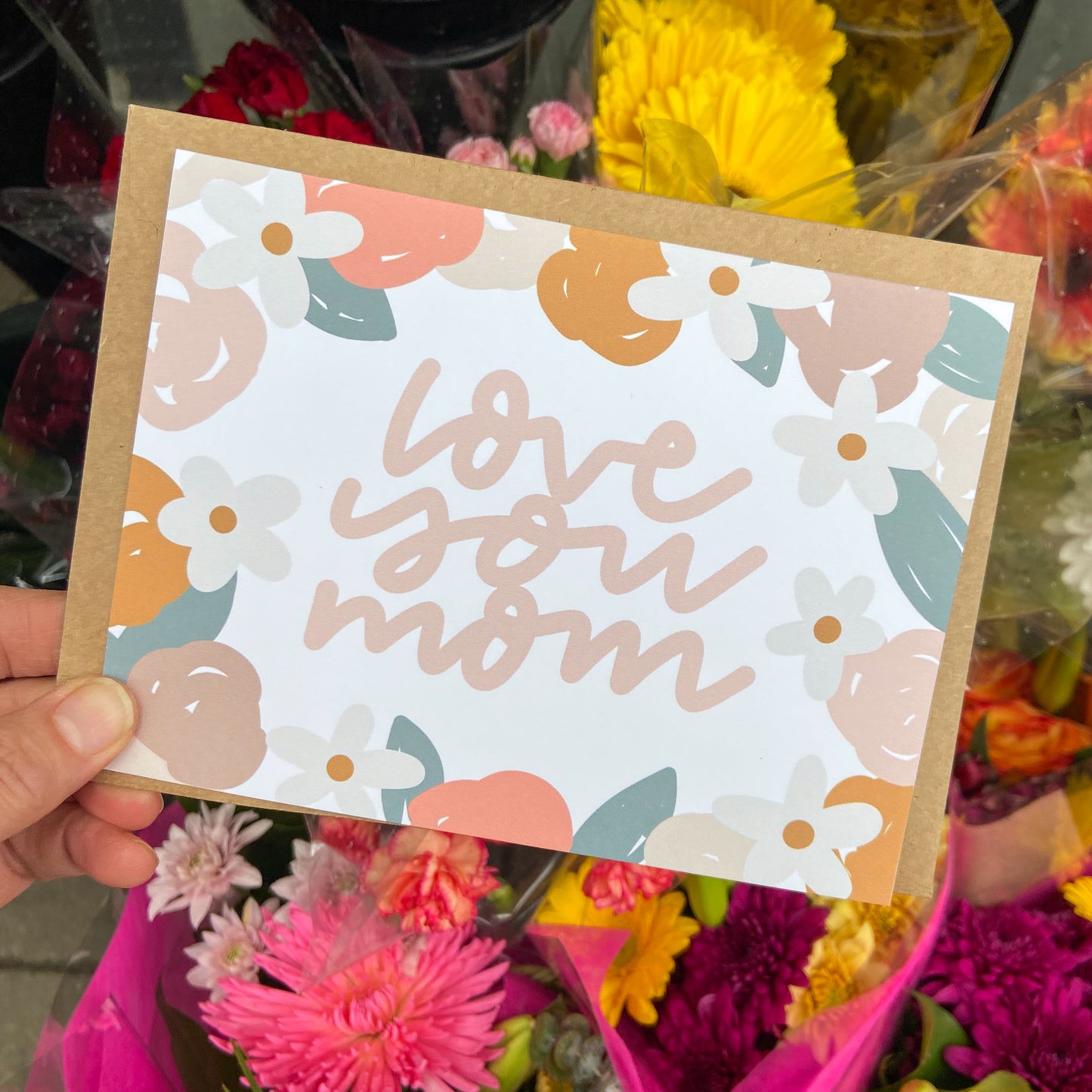 Love You Mom Card