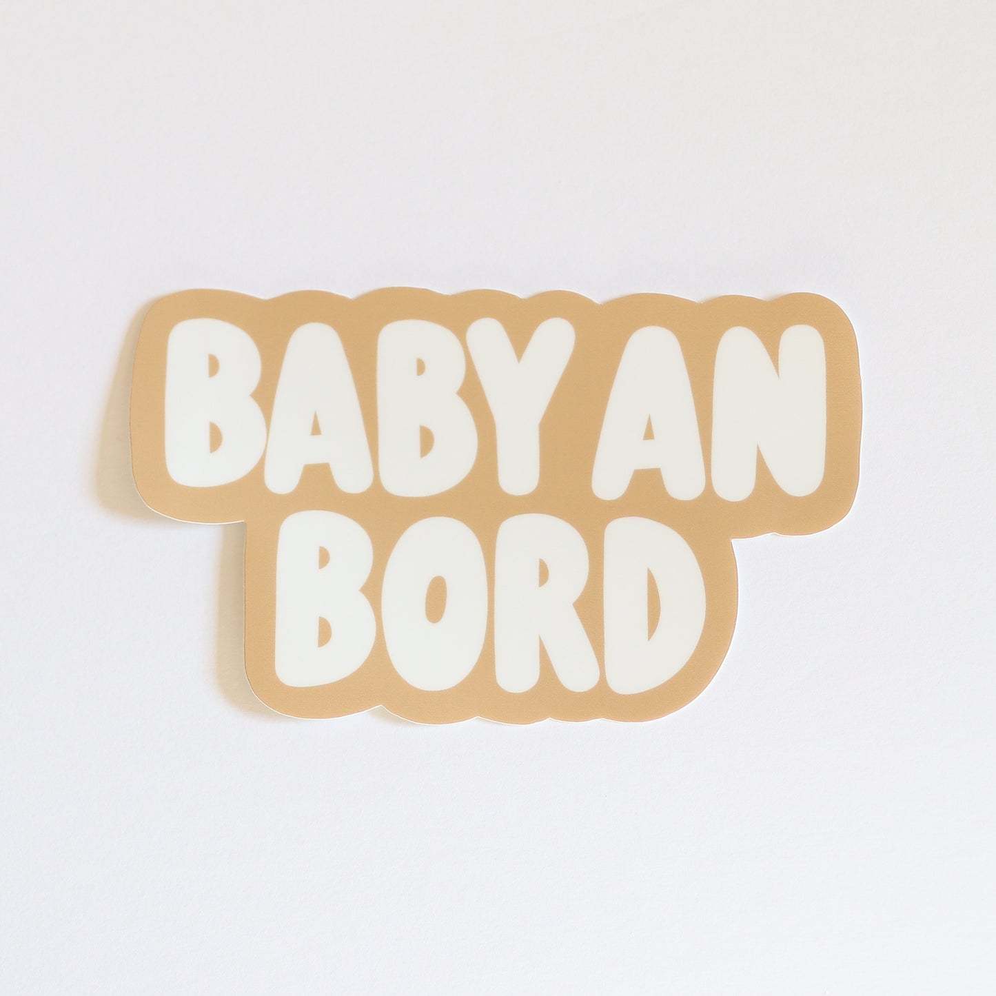 Baby an Bord (German Baby On Board Bumper Sticker)