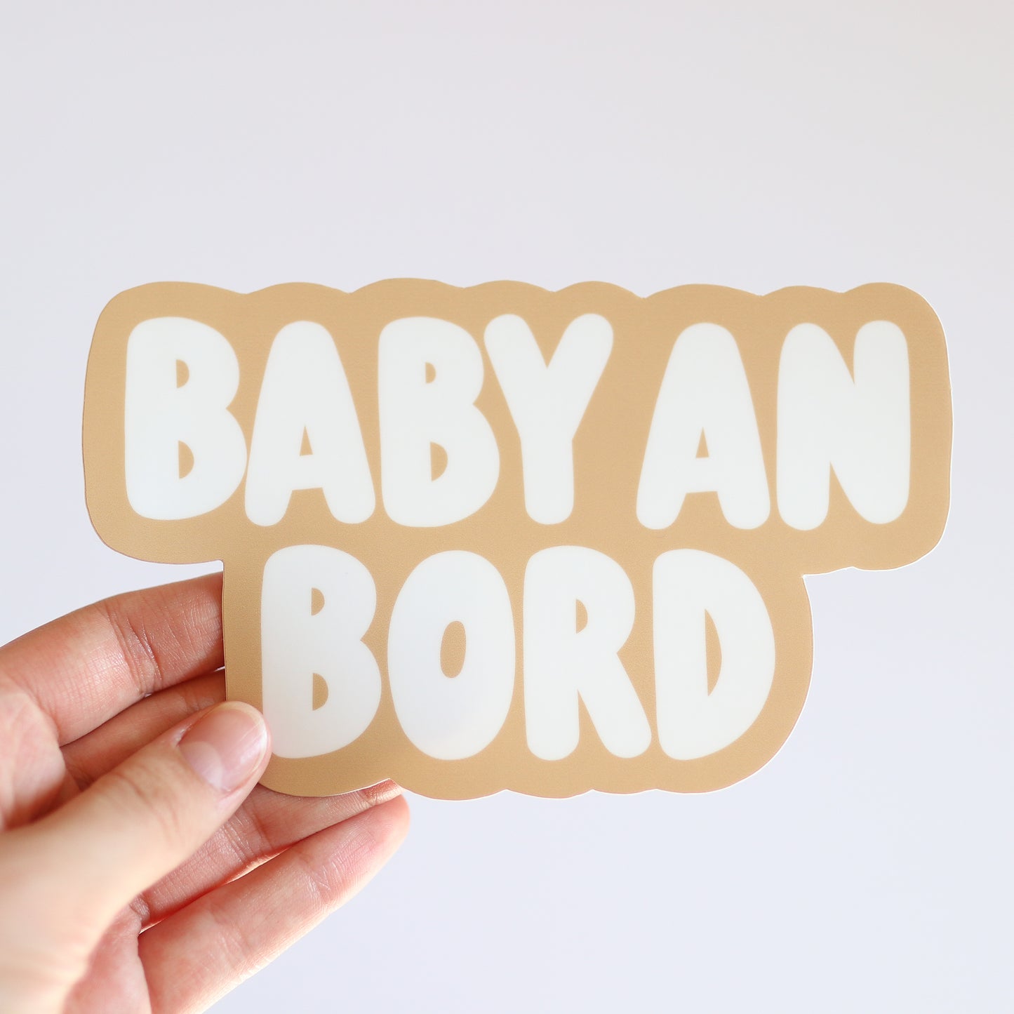 Baby an Bord (German Baby On Board Bumper Sticker)