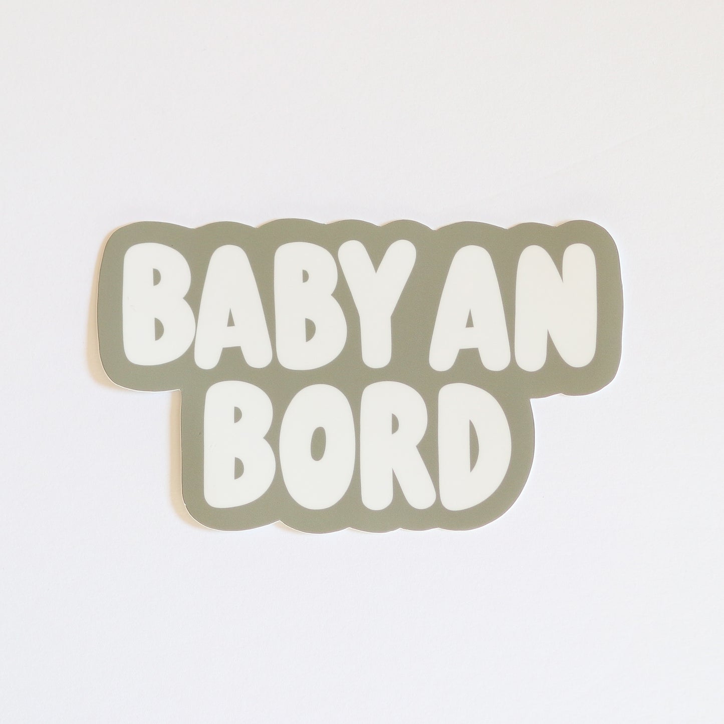 Baby an Bord (German Baby On Board Bumper Sticker)