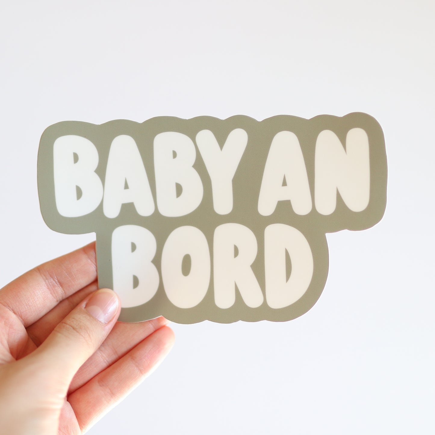 Baby an Bord (German Baby On Board Bumper Sticker)