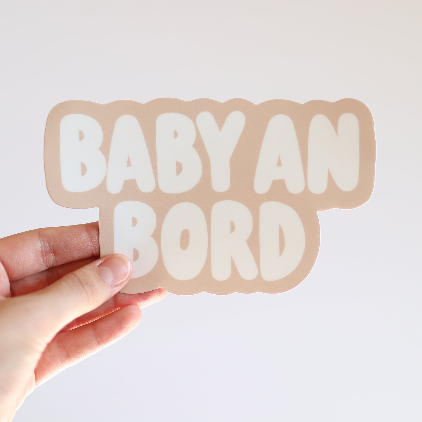 Baby an Bord (German Baby On Board Bumper Sticker)