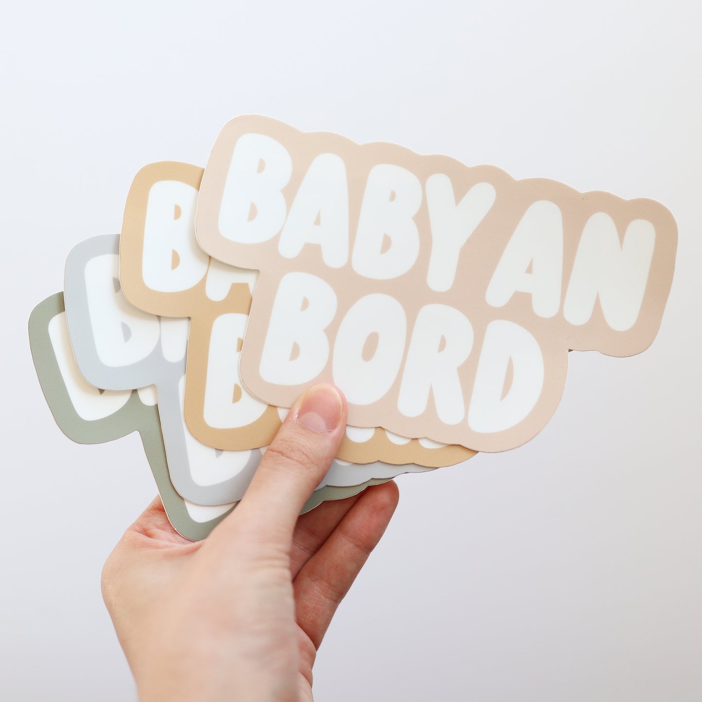 Baby an Bord (German Baby On Board Bumper Sticker)