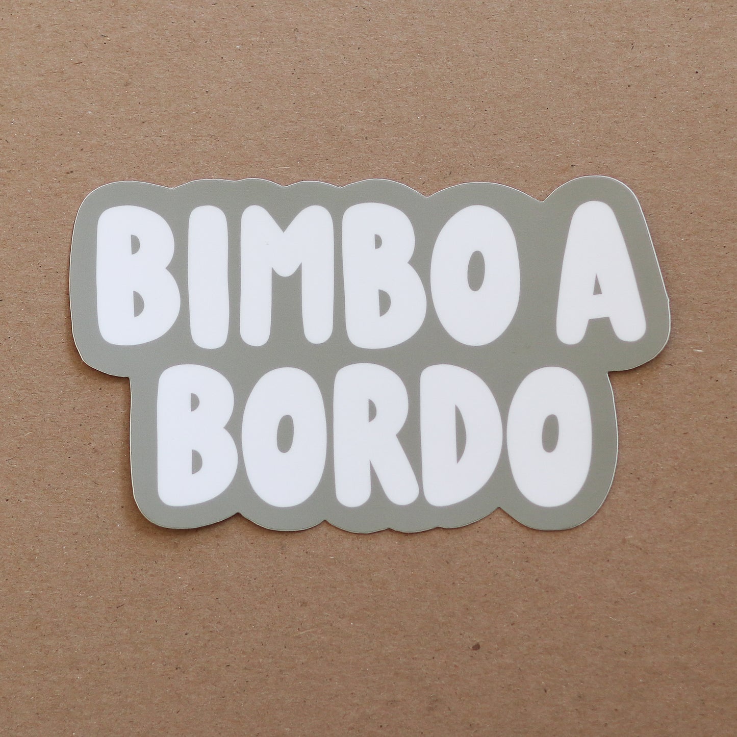 Bimbo a Bordo (Italian Baby On Board Bumper Sticker)