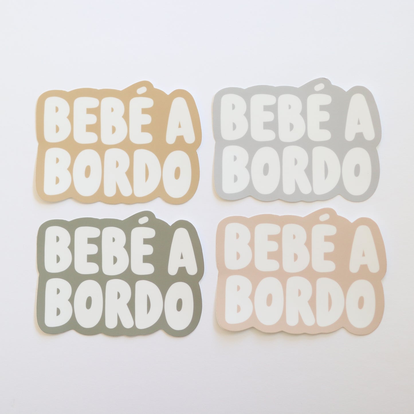 Bebé a bordo (Spanish Baby On Board Bumper Sticker)