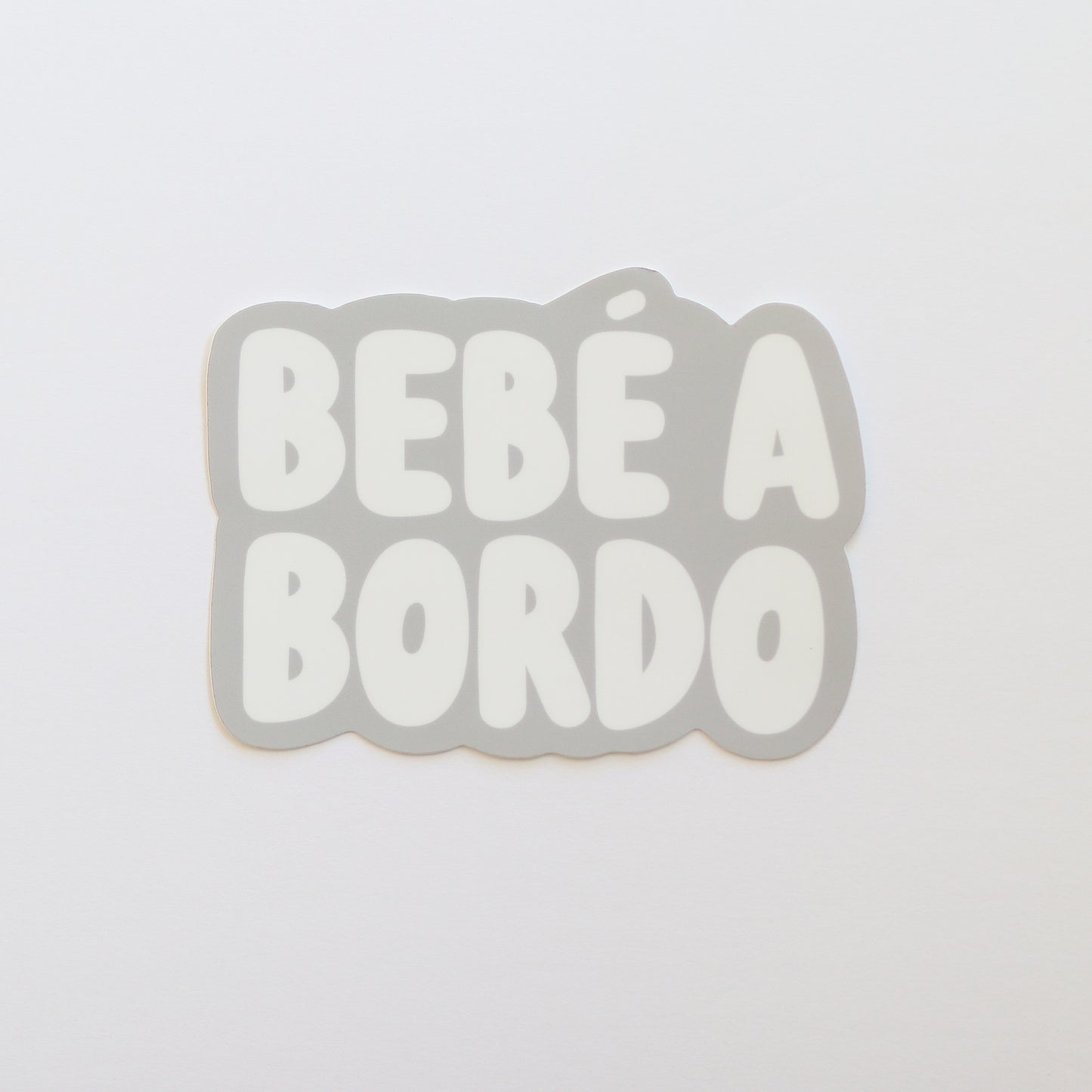 Bebé a bordo (Spanish Baby On Board Bumper Sticker)