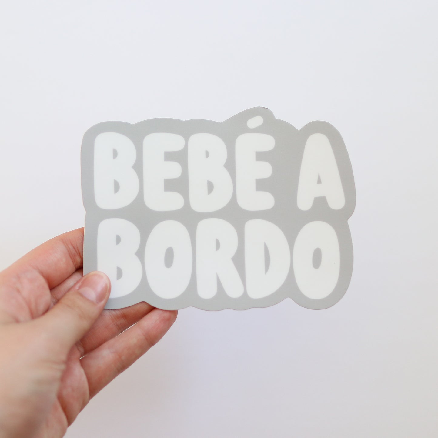 Bebé a bordo (Spanish Baby On Board Bumper Sticker)