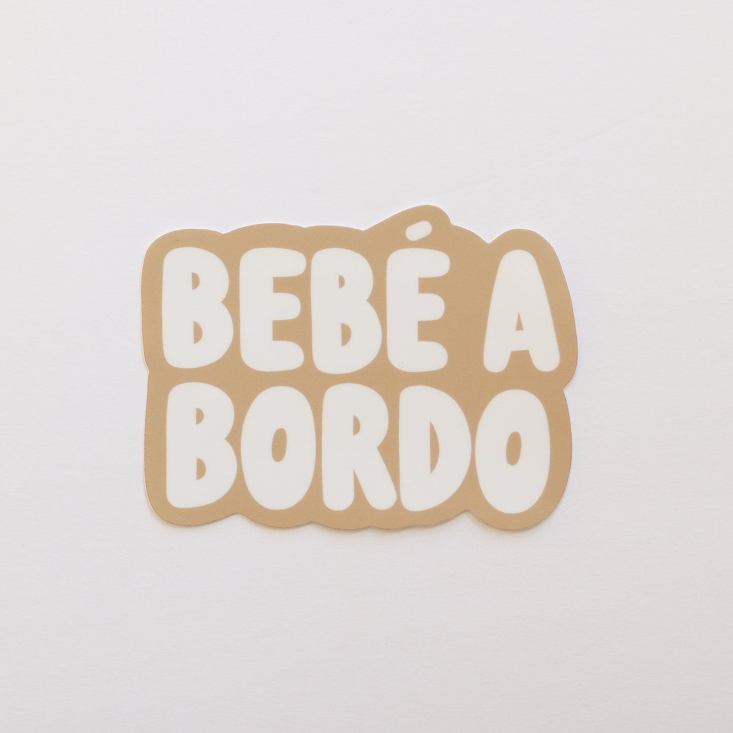 Bebé a bordo (Spanish Baby On Board Bumper Sticker)