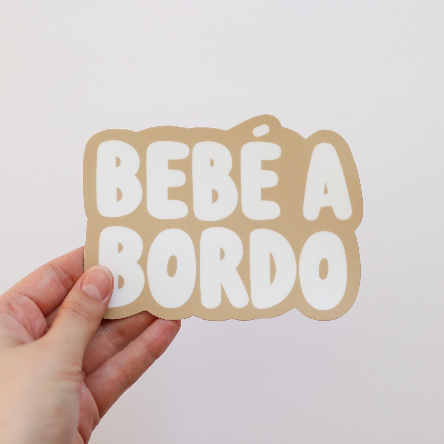 Bebé a bordo (Spanish Baby On Board Bumper Sticker)