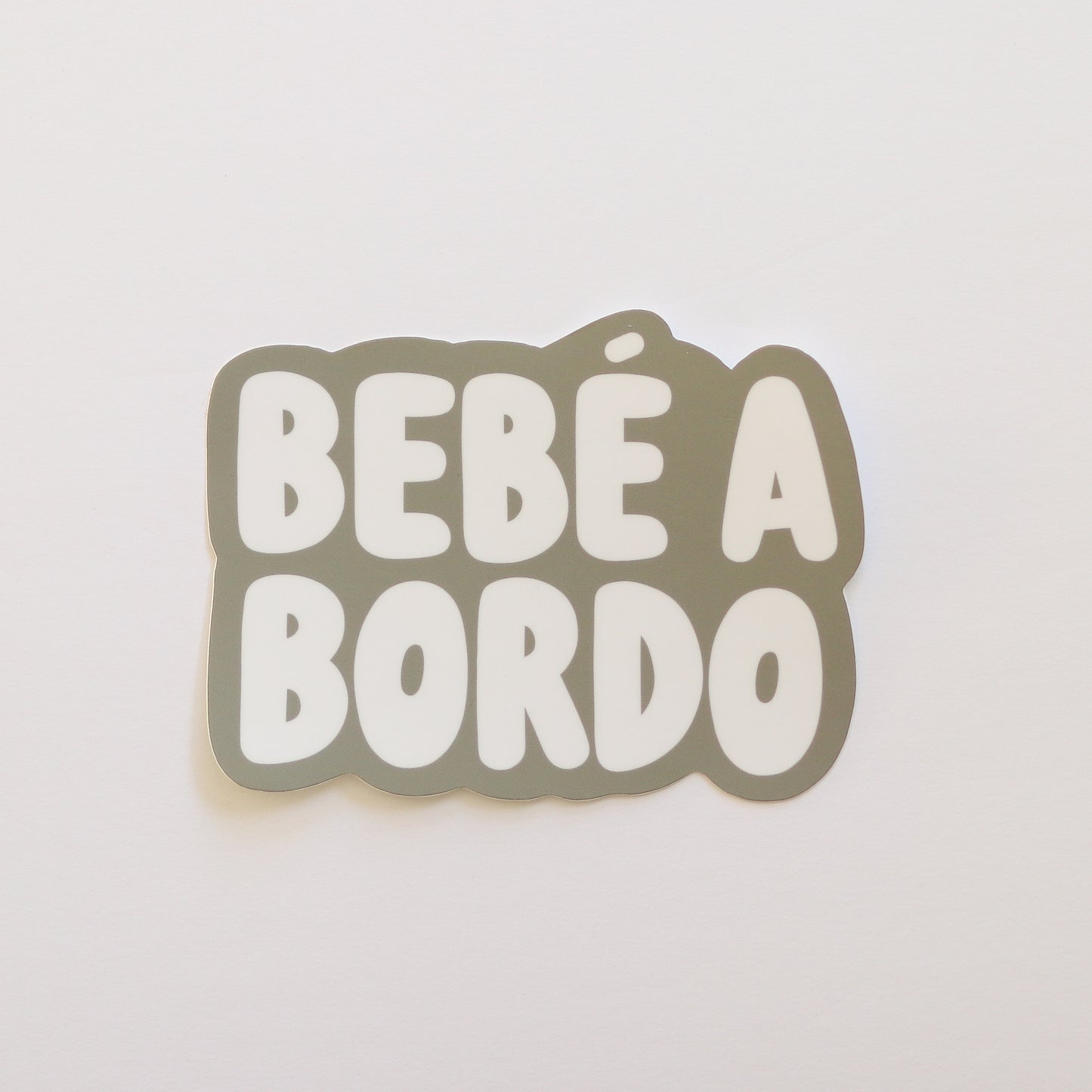 Bebé a bordo (Spanish Baby On Board Bumper Sticker)