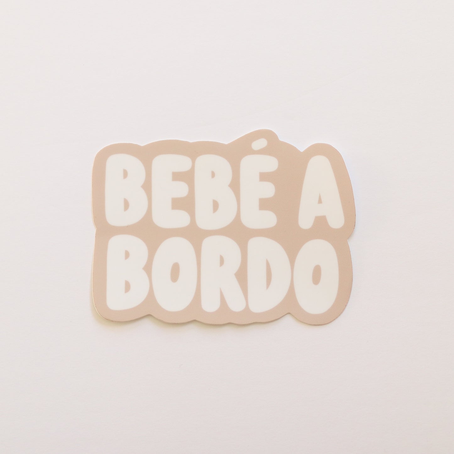 Bebé a bordo (Spanish Baby On Board Bumper Sticker)