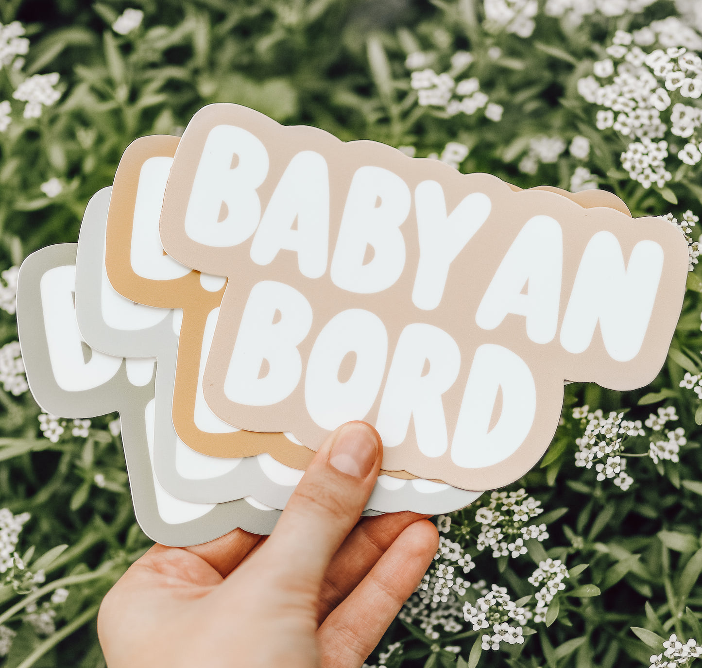 Baby an Bord (German Baby On Board Bumper Sticker)