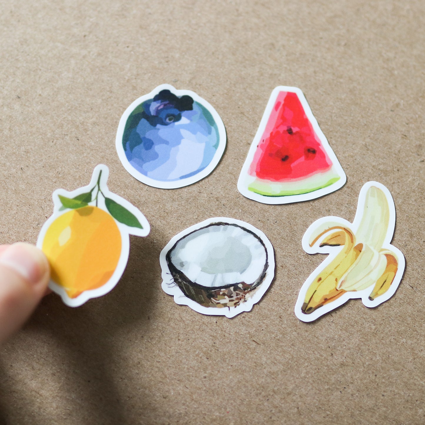 Mini Fruit Stickers