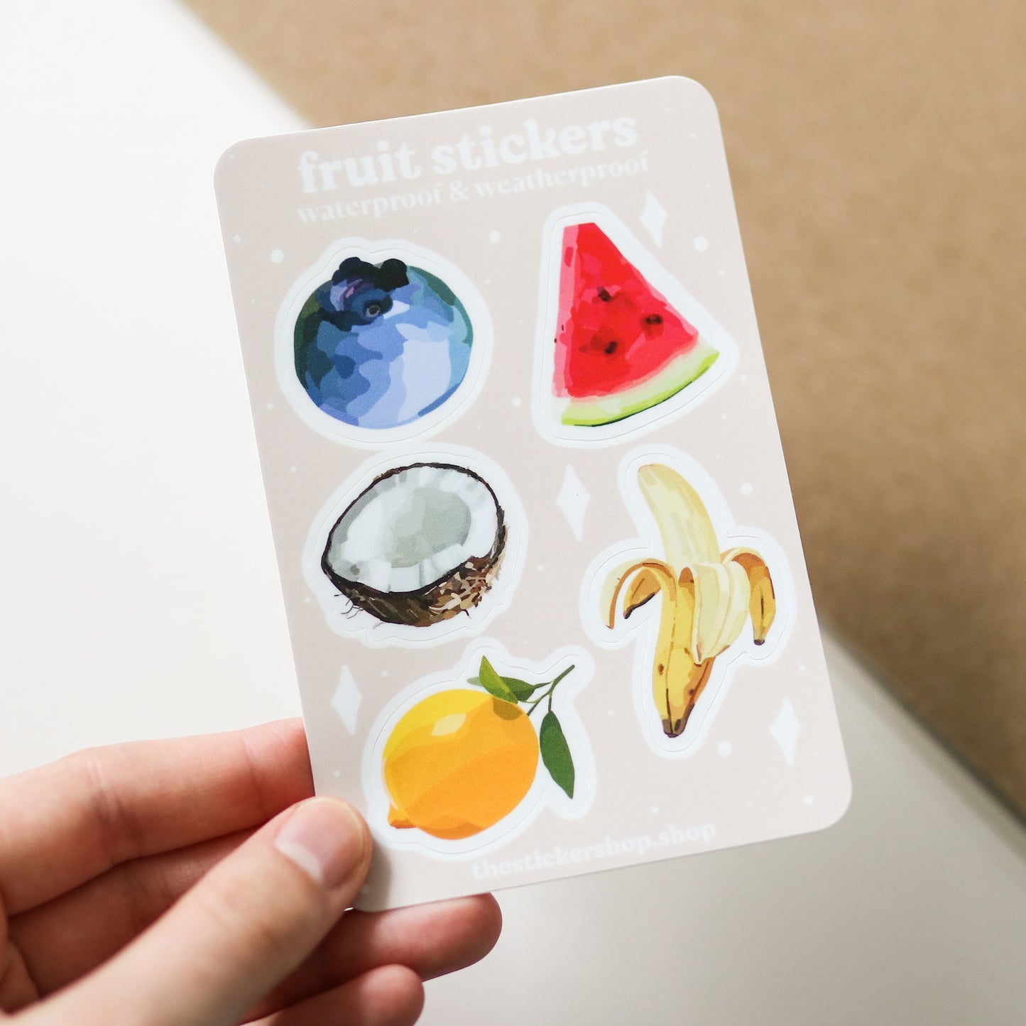 Mini Fruit Stickers