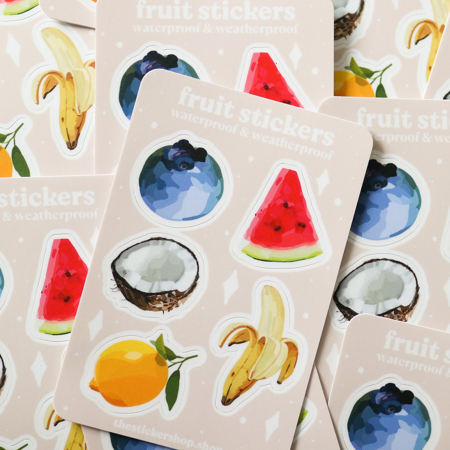 Mini Fruit Stickers